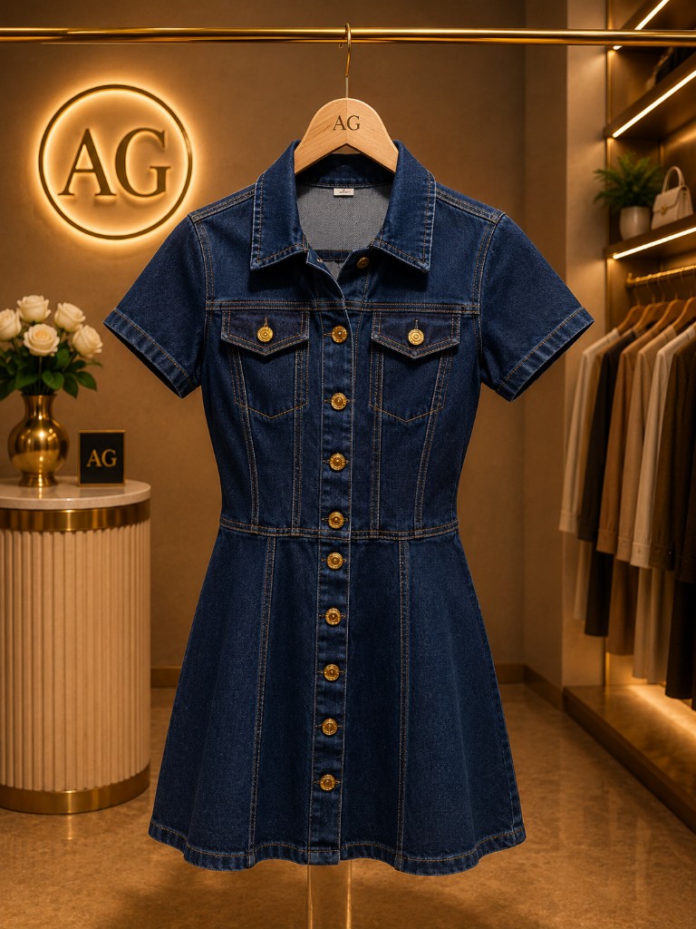 Vestido corto Jean