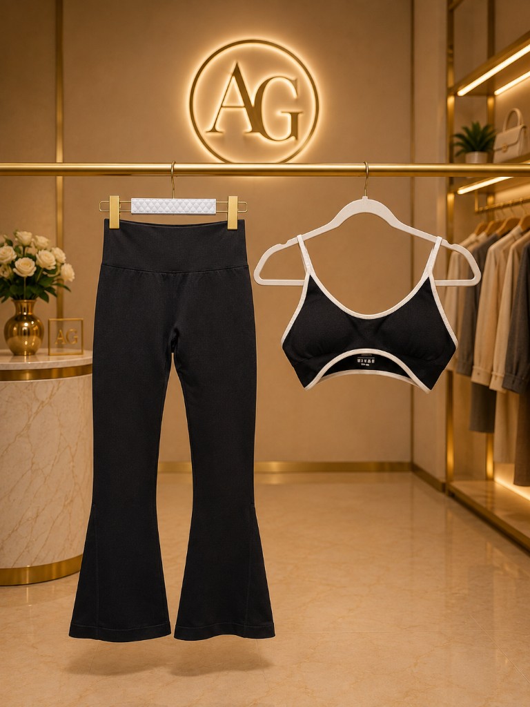 Set Pantalón deportivo negro