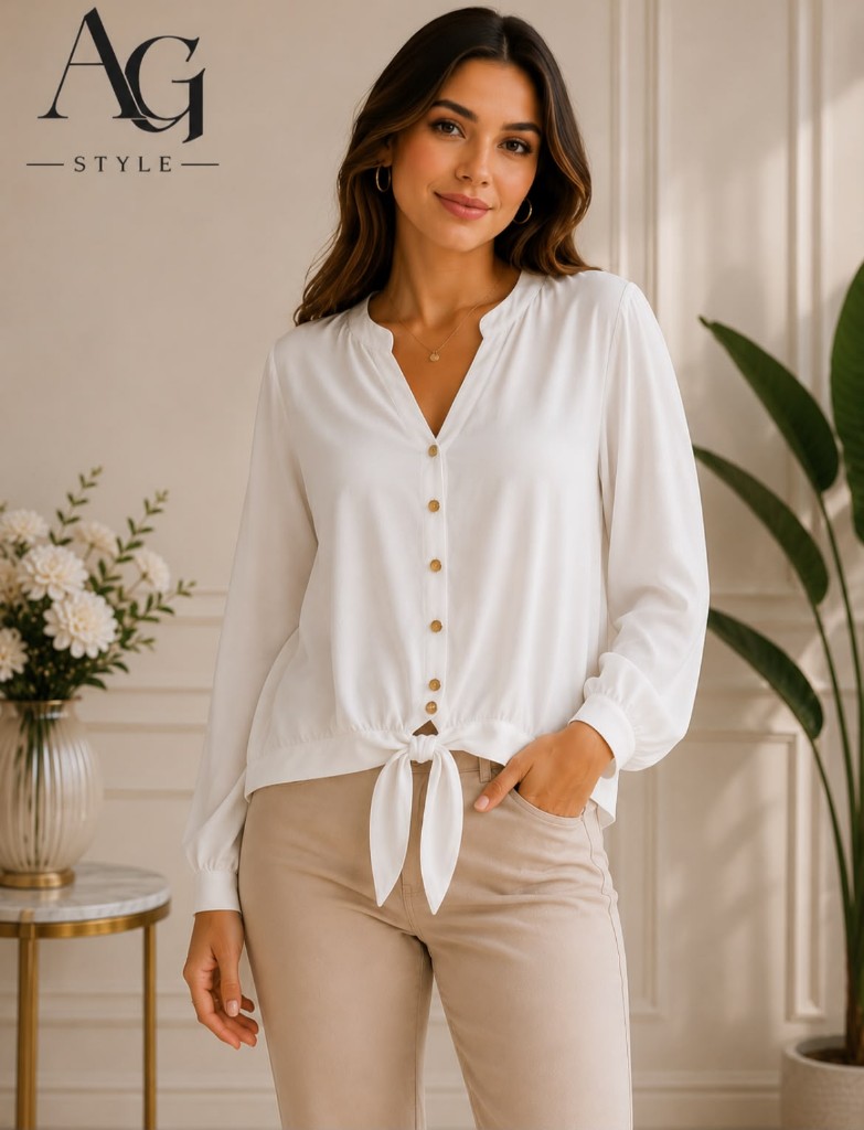 Camisa MangaLarga Blanca B