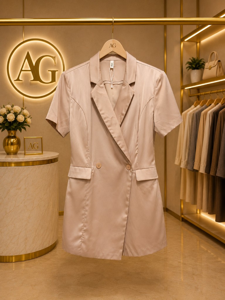 Enterizo Satin Beige