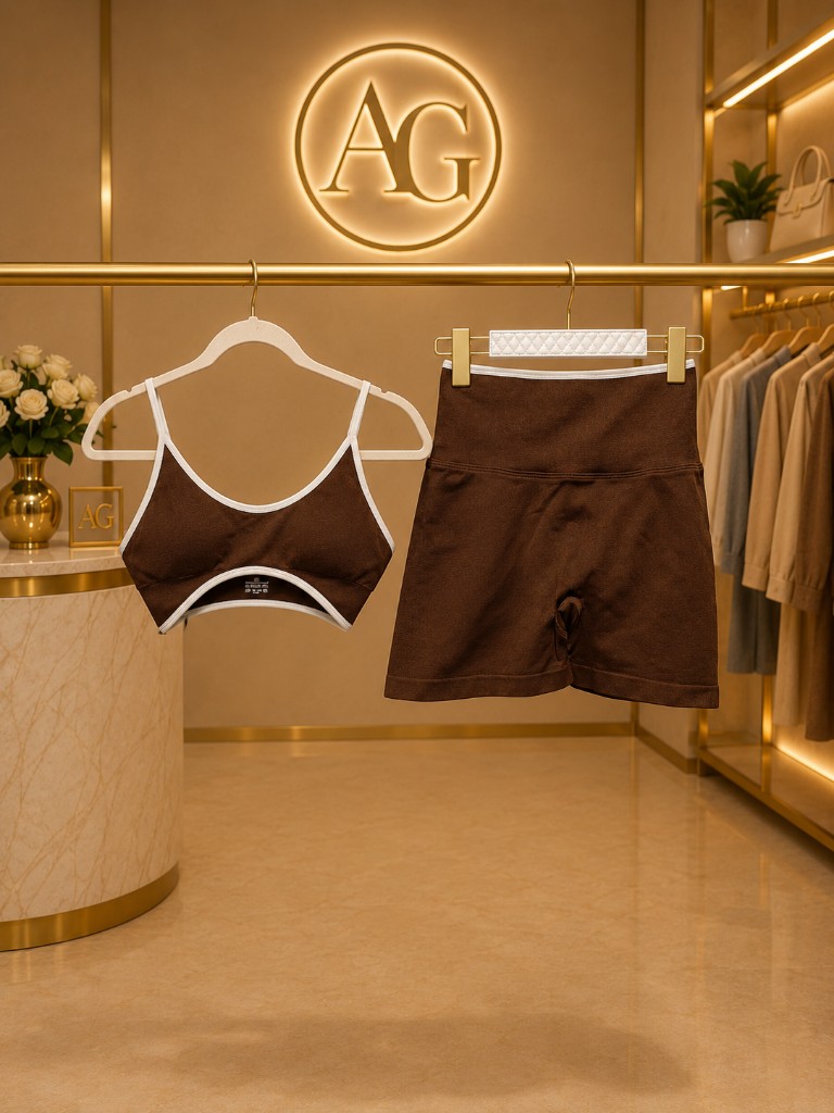 Set Short Deportivo Cafe