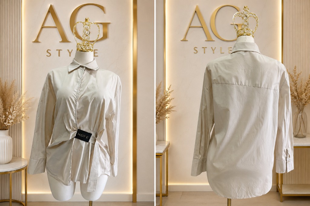 Camisera Beige