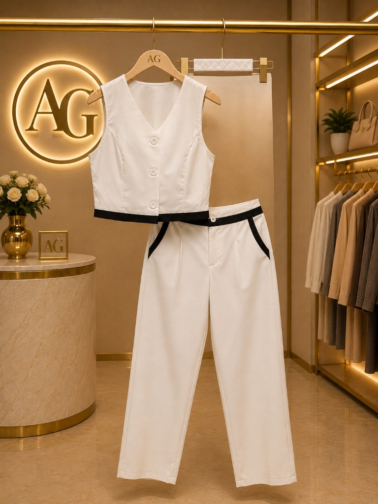 Set Pantalón Blanco