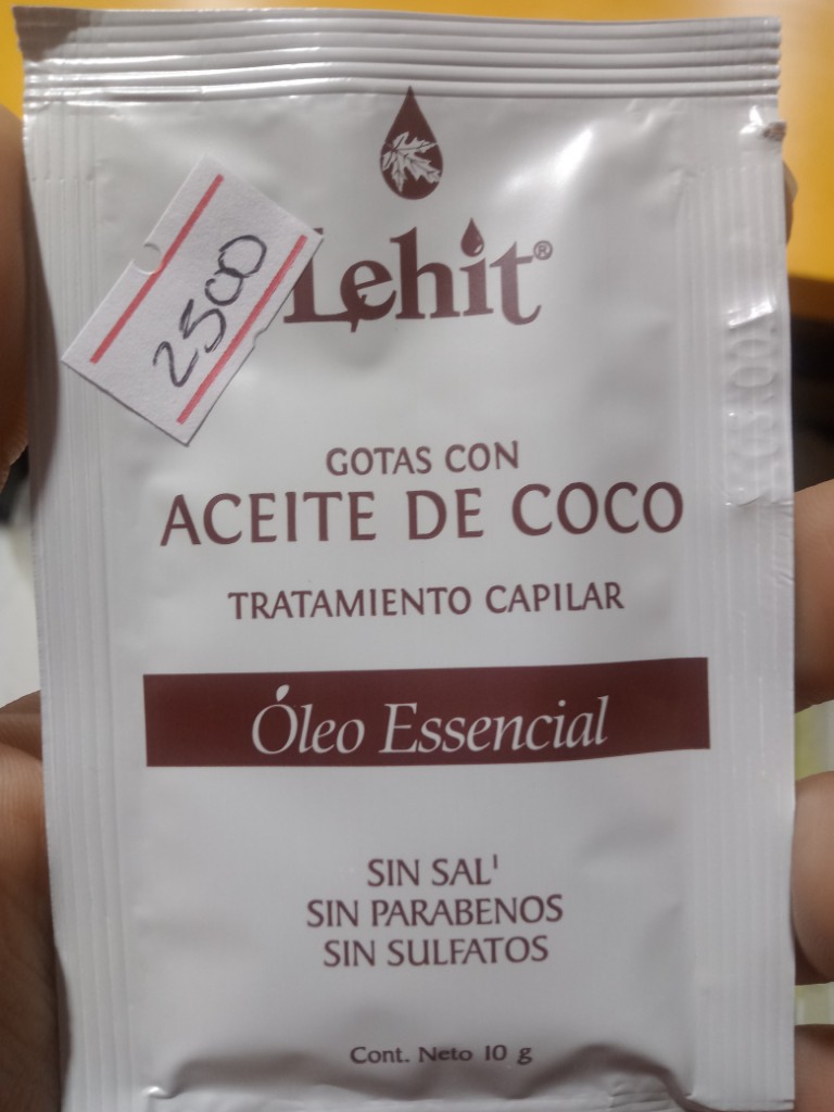 Lehit gotas aceite de coco