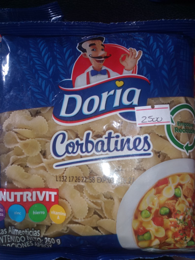 Doria Corbatines 250g