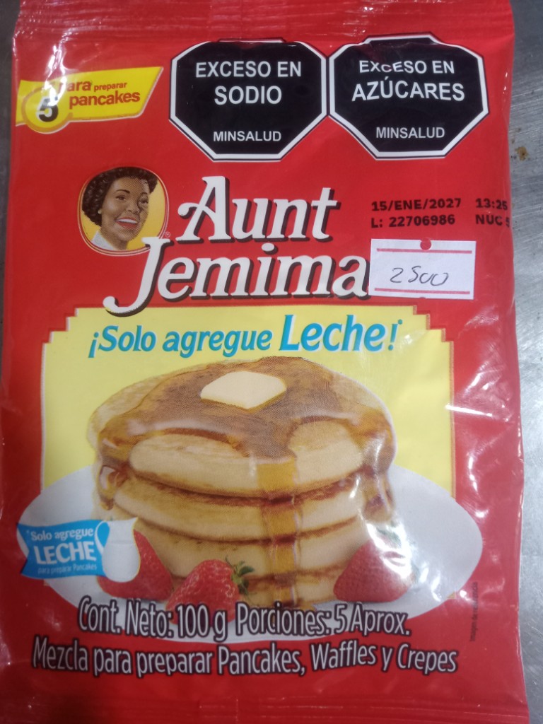 Aunt Jemima mezcla pancakes 100g
