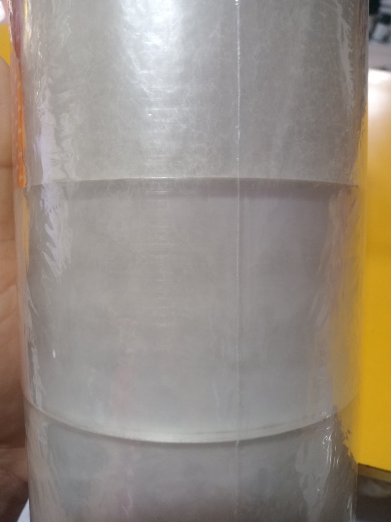 Cinta transparente ancha