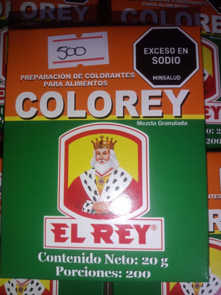 El Rey colorante verde 20g