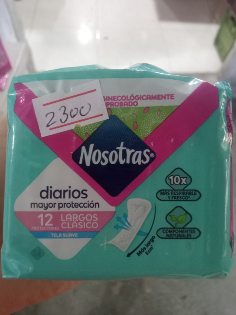 Nosotras protectores diarios largos x12