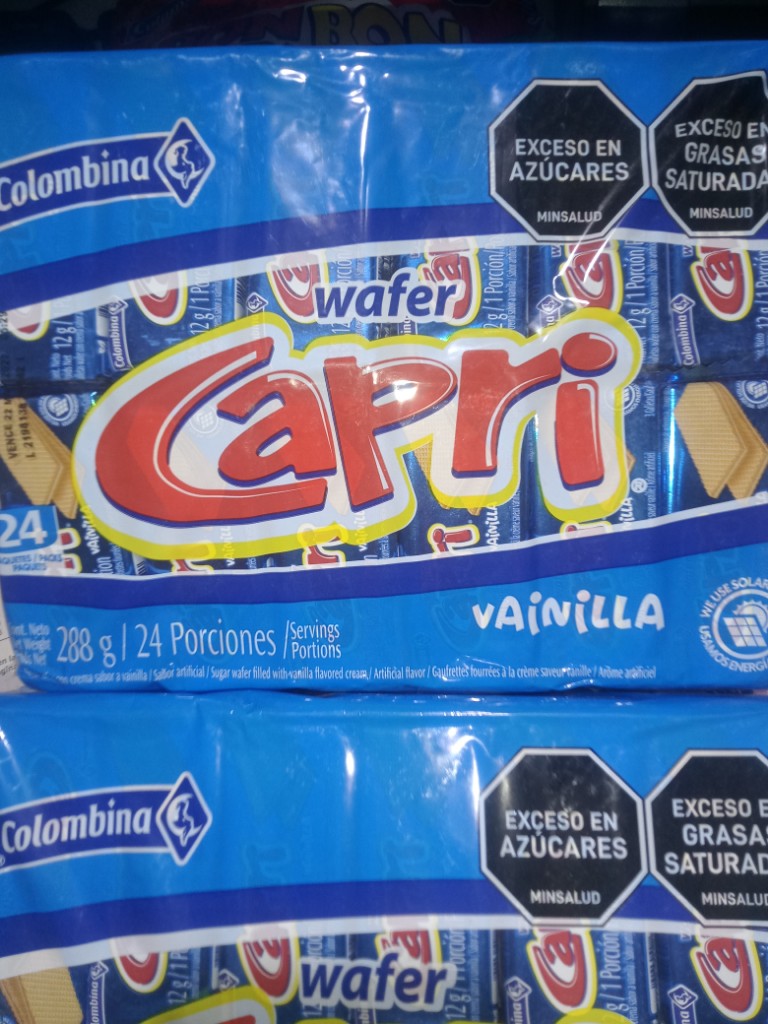 Colombina Capri Wafer x 24 pq