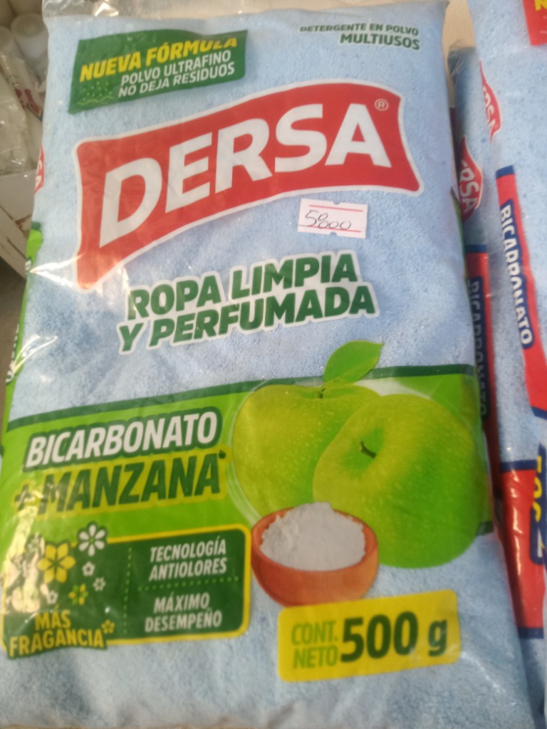Dersa detergente en polvo manzana 500 g