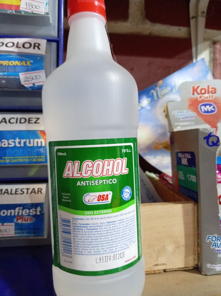 ALCOHOL OSSA X700
