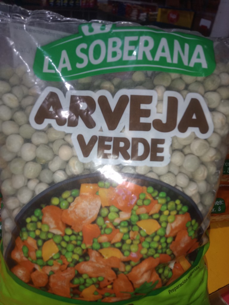 Arveja verde soberana x 500g