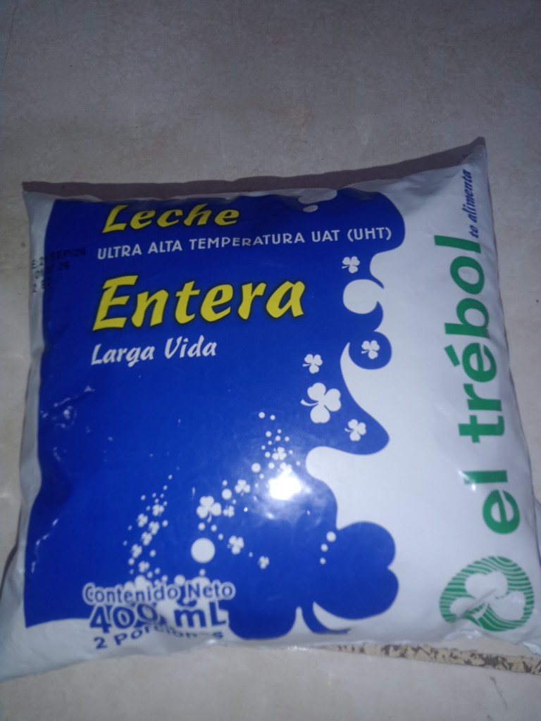 Leche Entera El Trébol x 400