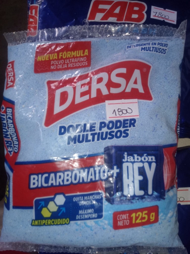 Dersa detergente x 125g
