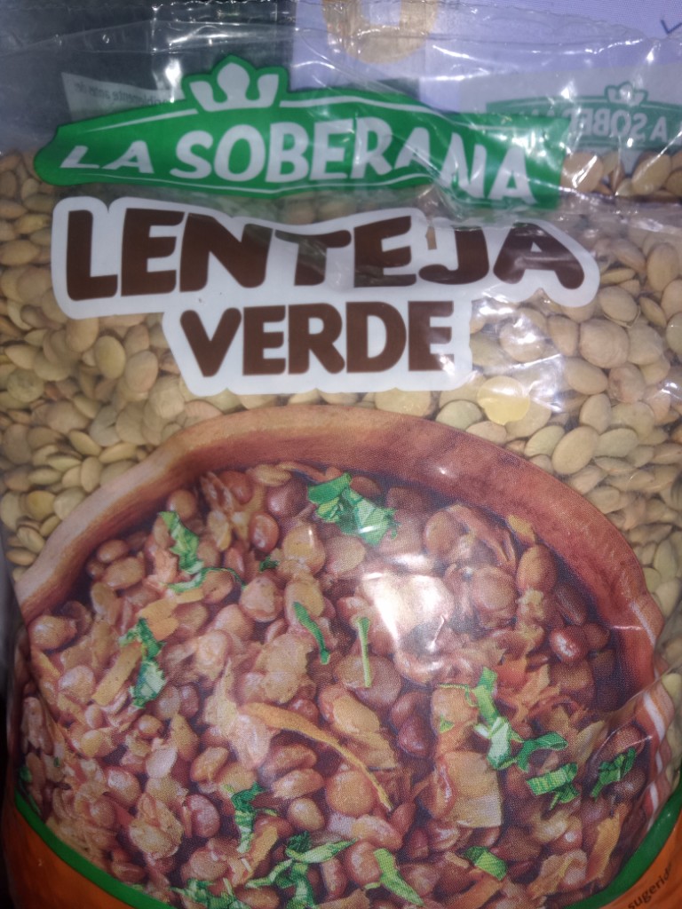 Lenteja verde soberana x 500g