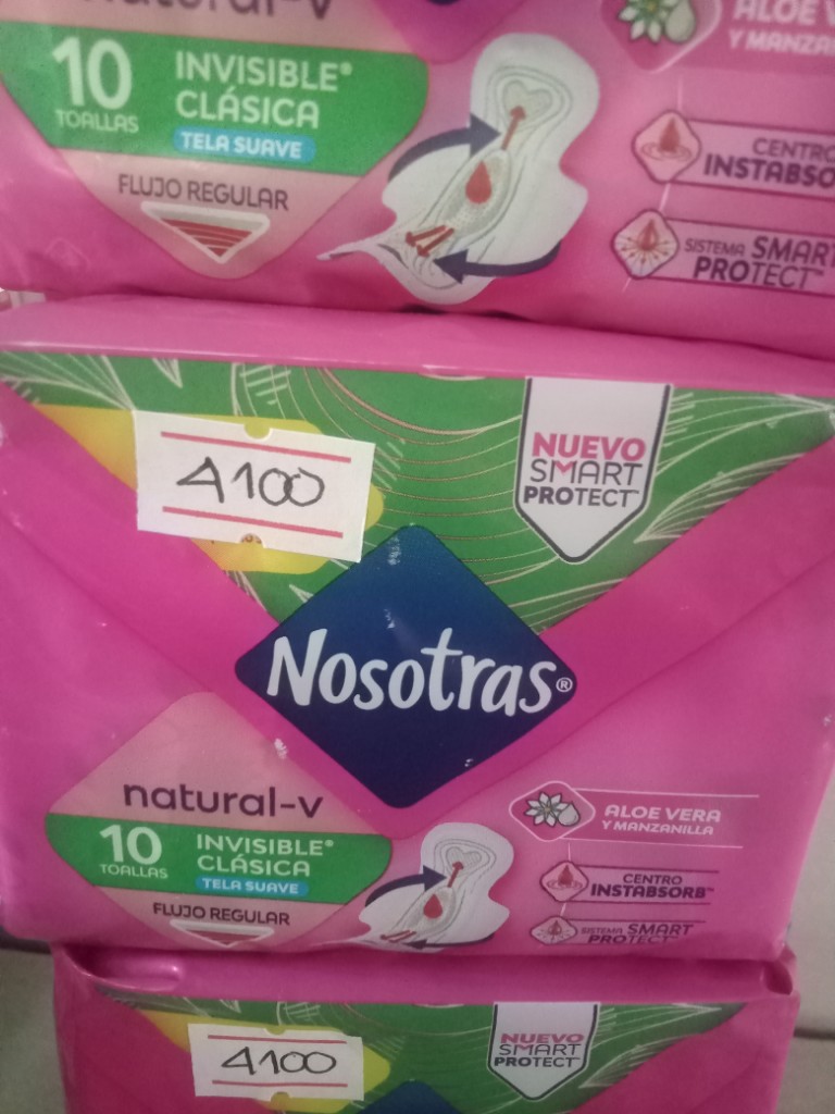 Nosotras toallas invisibles 10 und