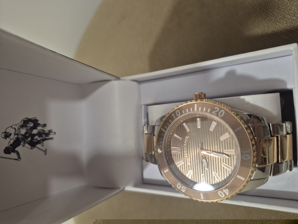 Ralph Lauren reloj dorado