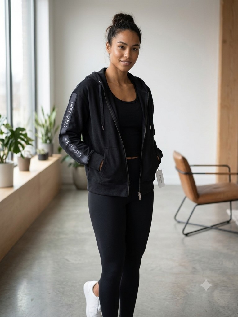 Calvin Klein hoodie negro