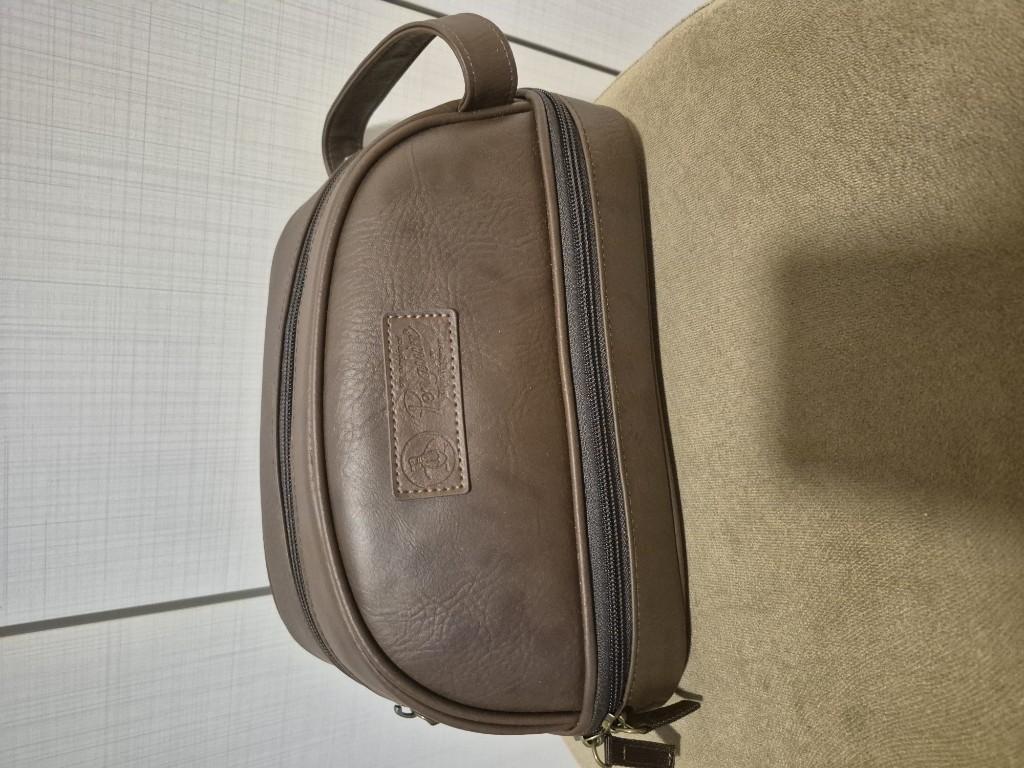 Neceser PINGUIN bag marron y negro