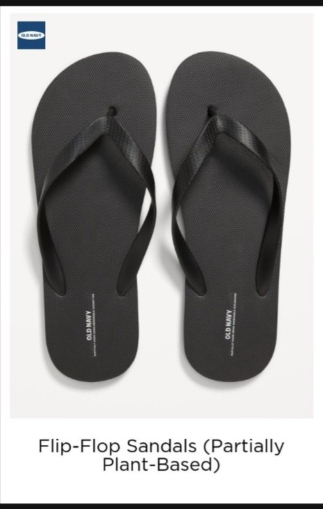 Old Navy negras ojotas