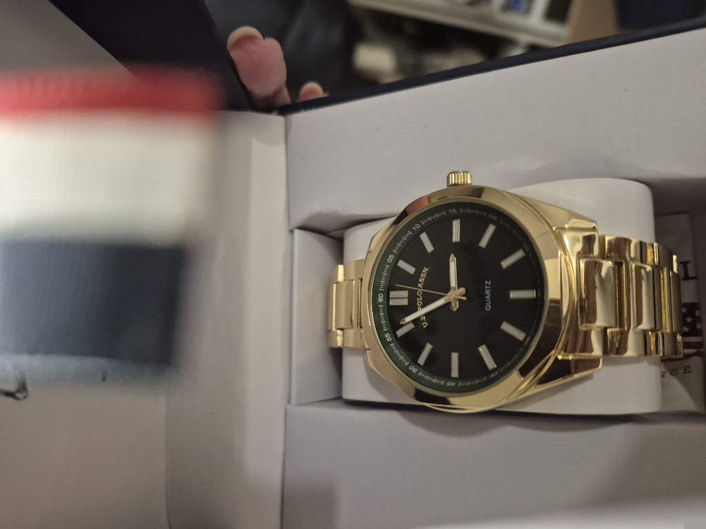Us Polo Reloj dorado