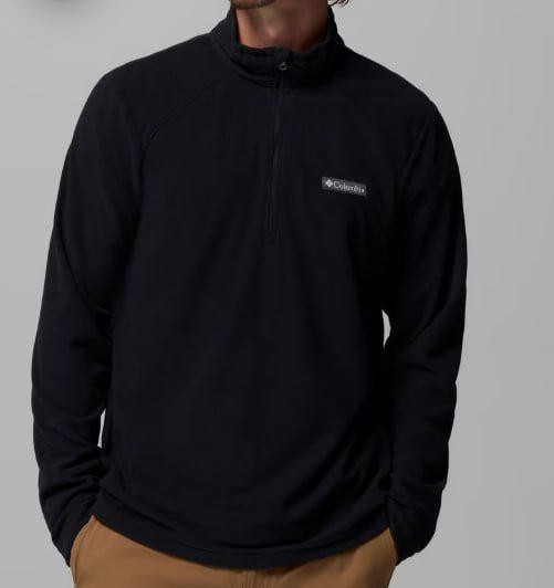 Columbia negra y azul buzo polar