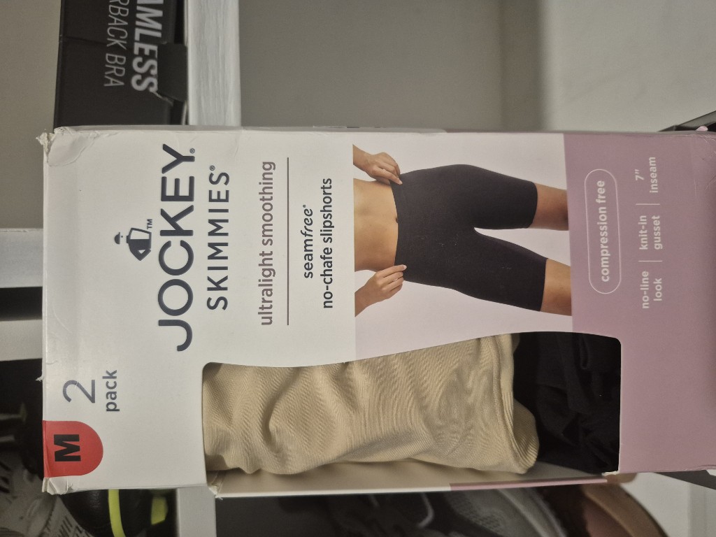 Jockey Skimmies negro/beige short