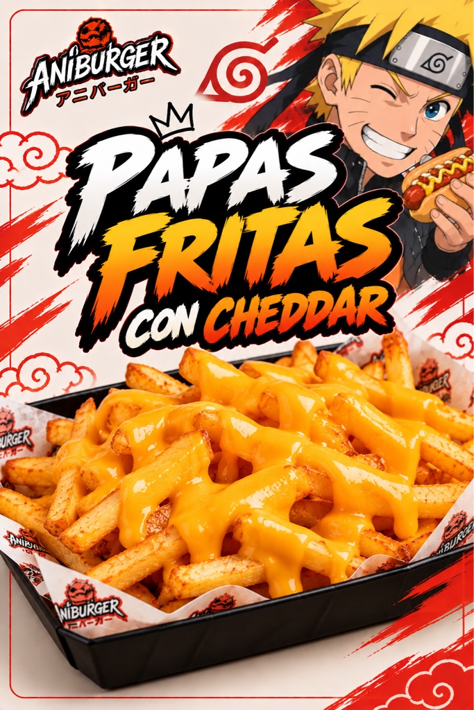 Papas fritas CHEDDAR