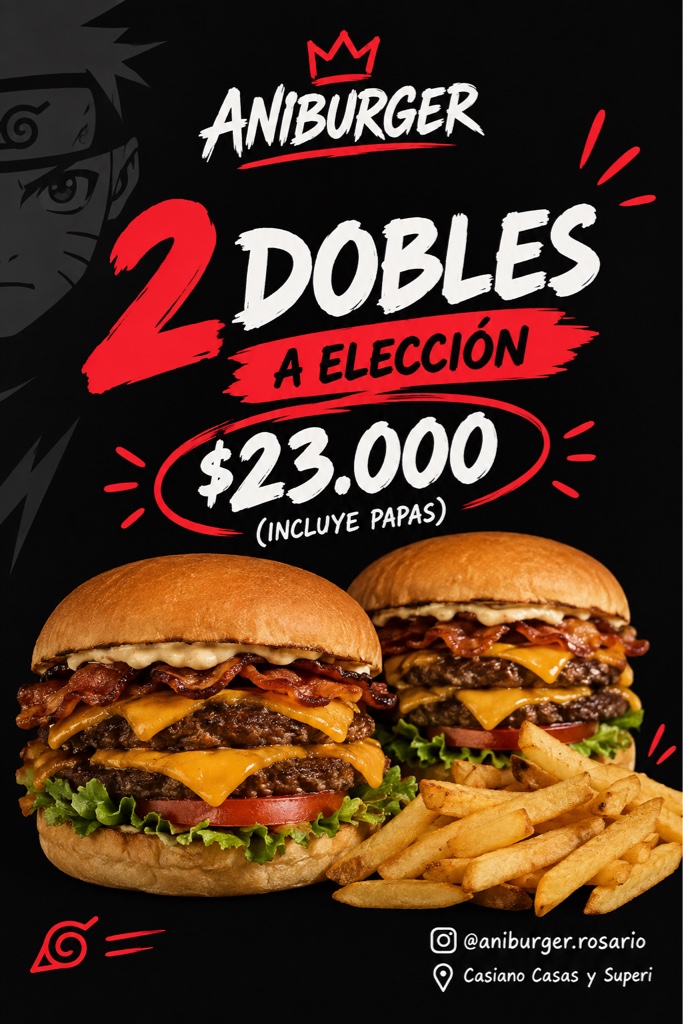 Promo 2 DOBLES A ELECCIÓN