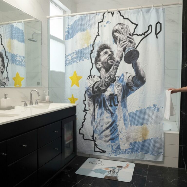 CORTINA BAÑO MESSI ARGENTINA