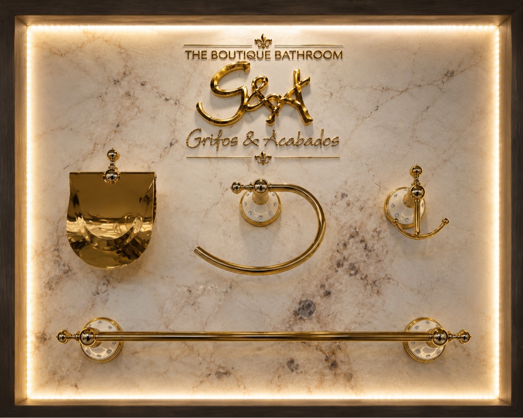 Accesorios  Swarovski  Gold -white