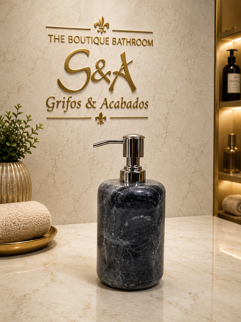 Dispensador marmol frances gris
