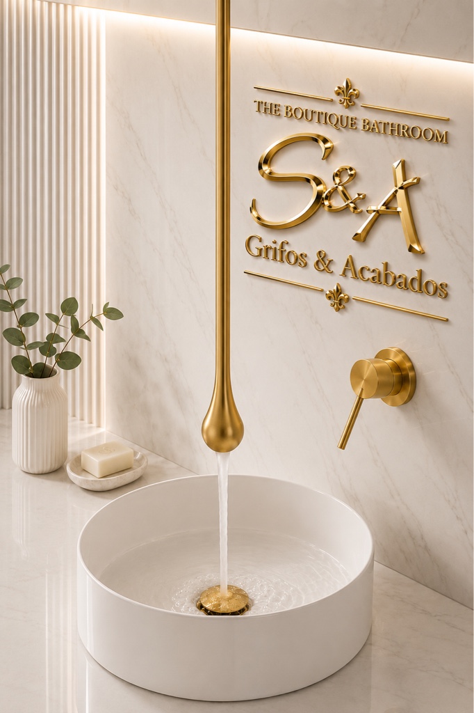 Grifos techo Gota dubai Brushed Gold