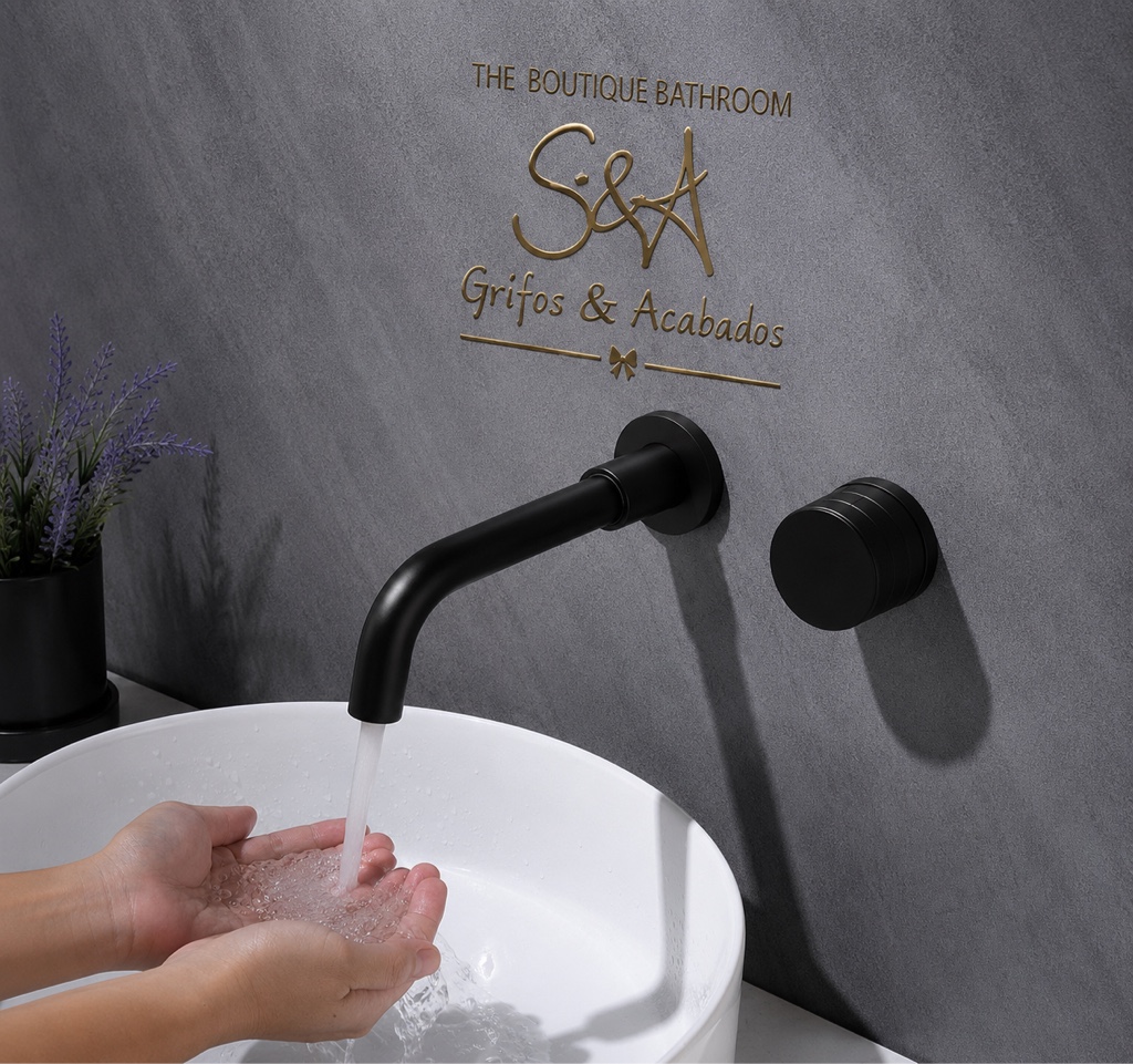 Griferia pared Egipcia Black