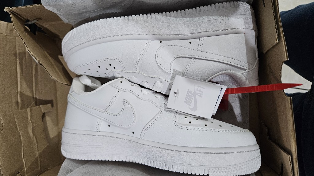NIKE AIR FORCE 07 BLANCO/BLANCO #4