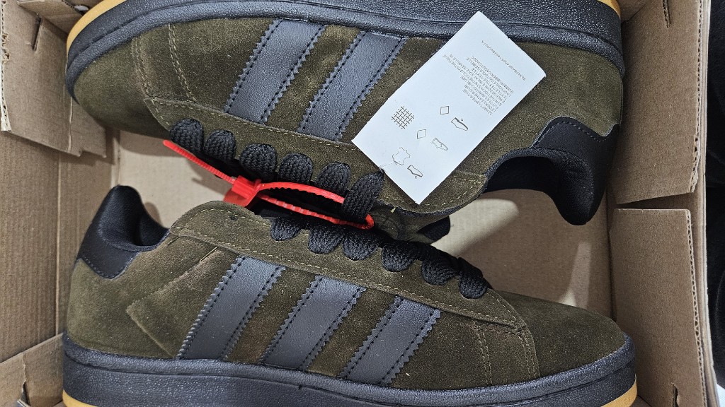 ADIDAS CAMPUS MILITAR NEGRO #7.5