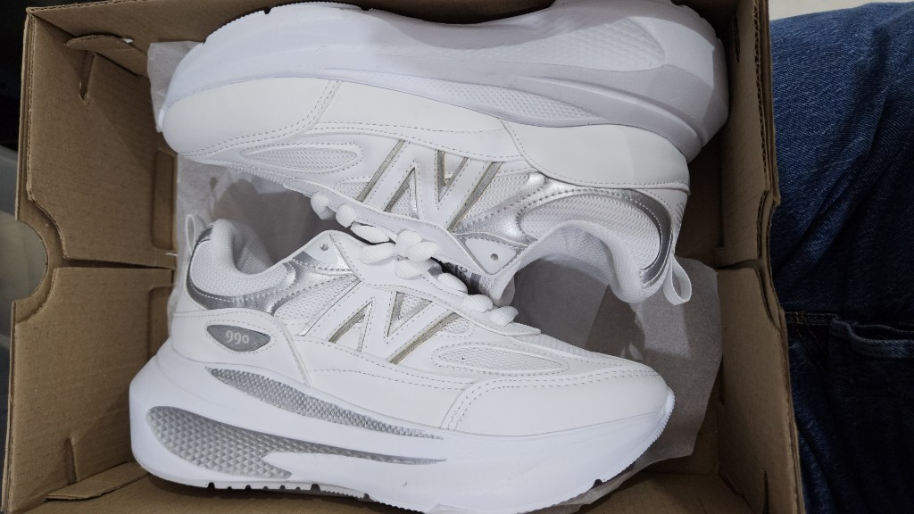NEW BALANCE 990 BLANCO PLATA #3.5