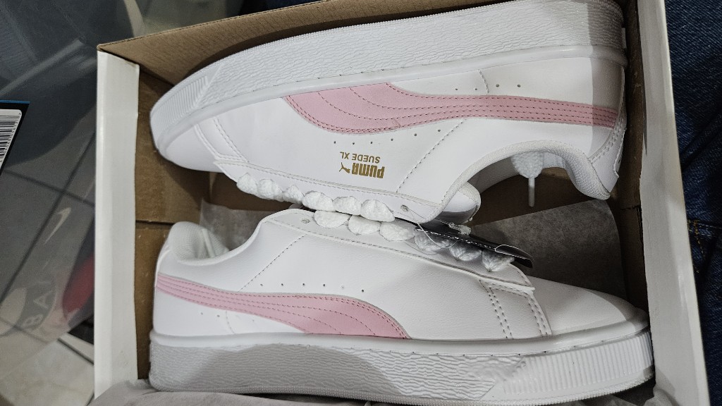 PUMA SINTETICO BLANCO ROSA #5