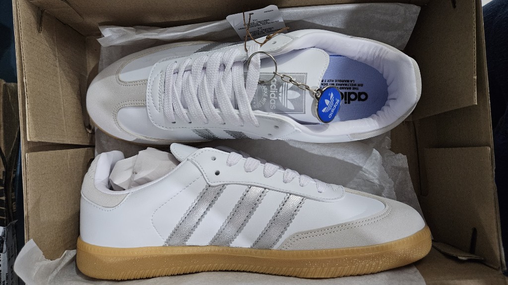 SAMBA WHITE METALIC SILVER GREY #5