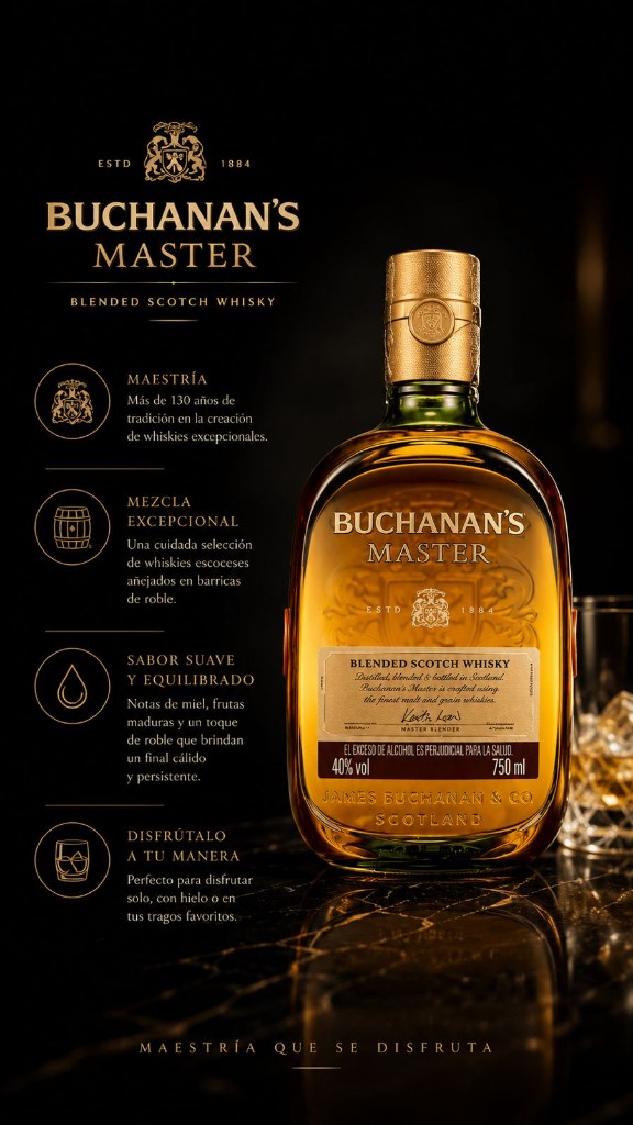 BUCHANAN'S MASTER 750ML