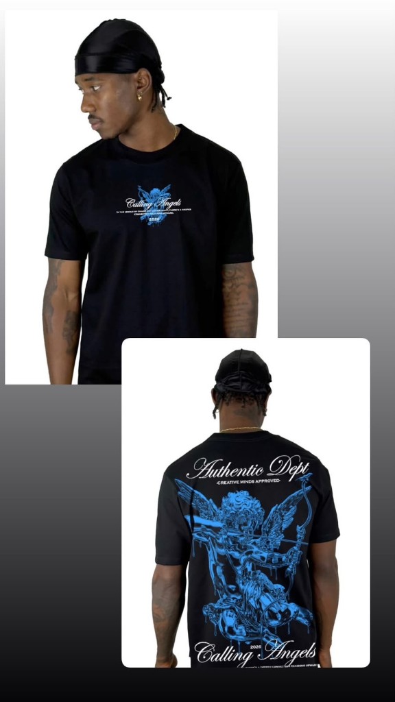 Authentic Dept camiseta negra