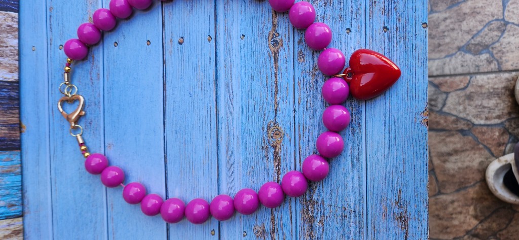 Collar Chicle Fucsia