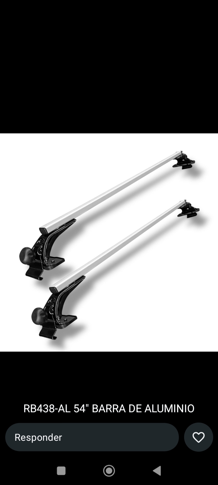 RB438-AL 54" Barra de aluminio
