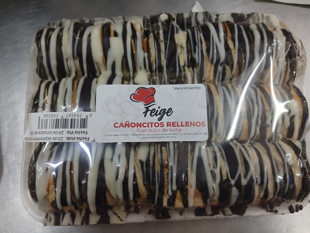 Cañoncitos rellenos Fiege
