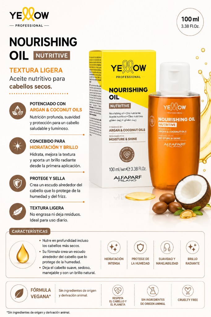 Yellow Professional Nourishing Oil