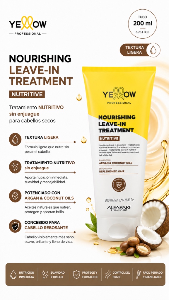 Yellow Professional Nourishing Leave-In Treatment