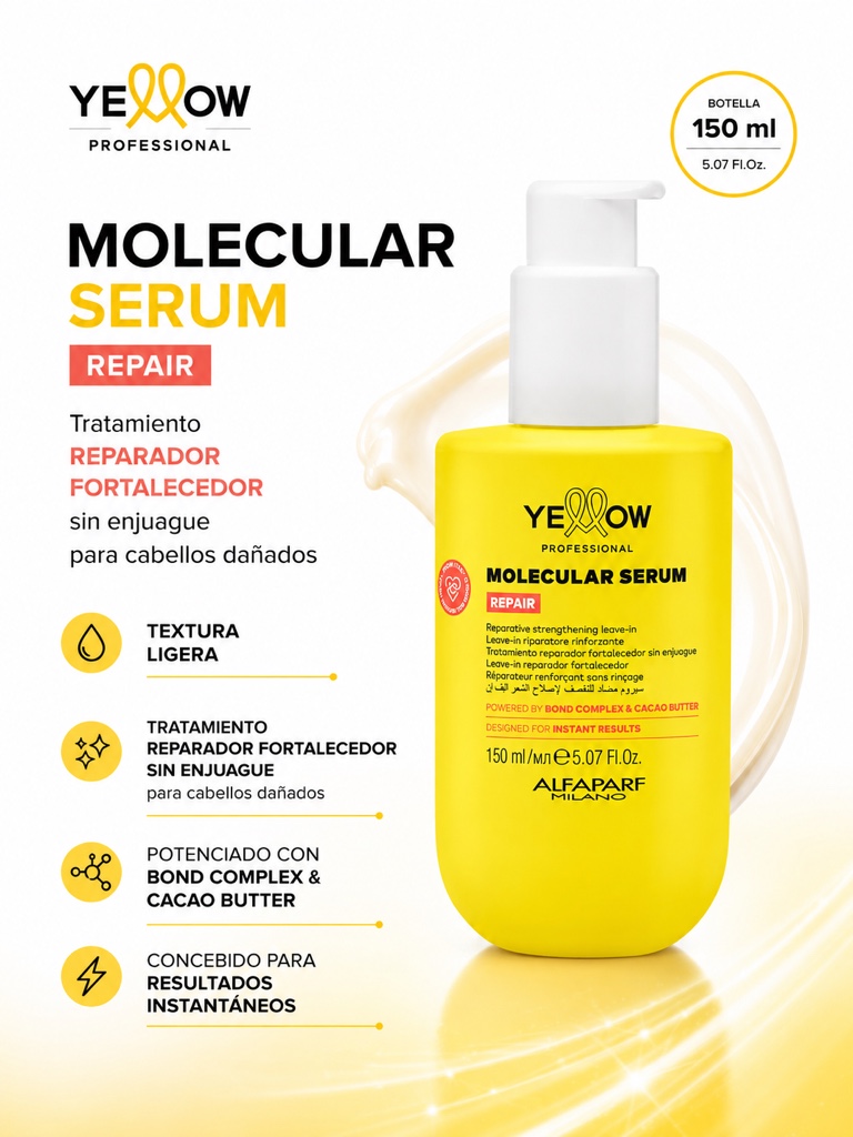 Yellow Professional Molecular Serum Repair 150ml