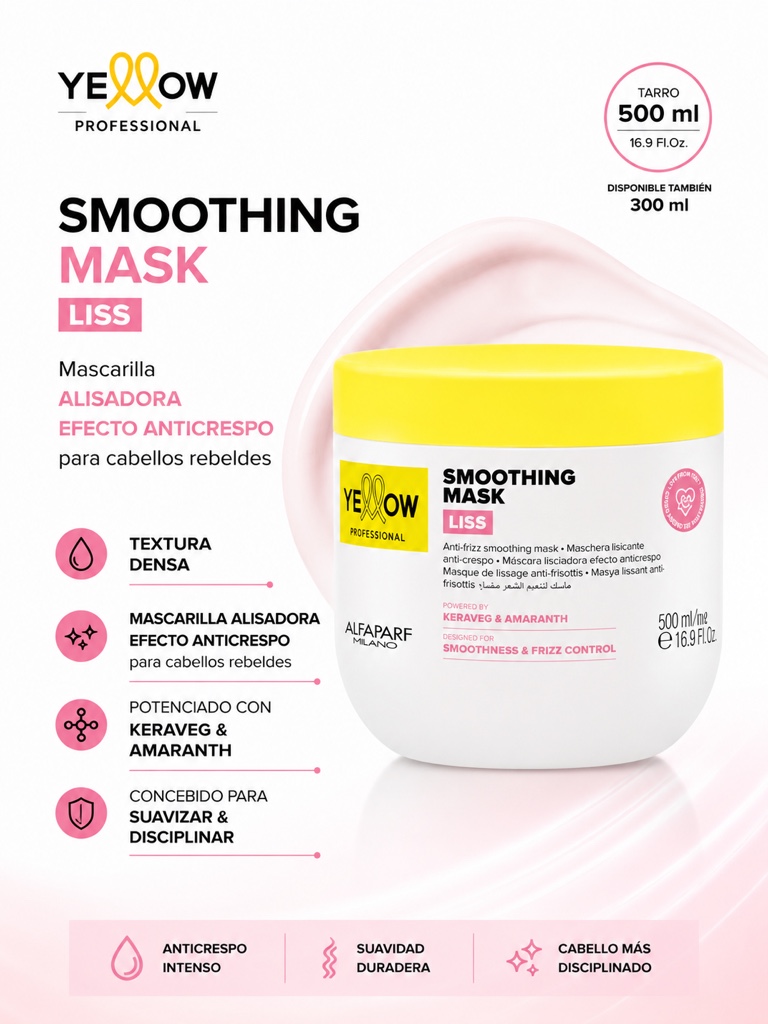 Yellow Professional Smoothing Mask Liss