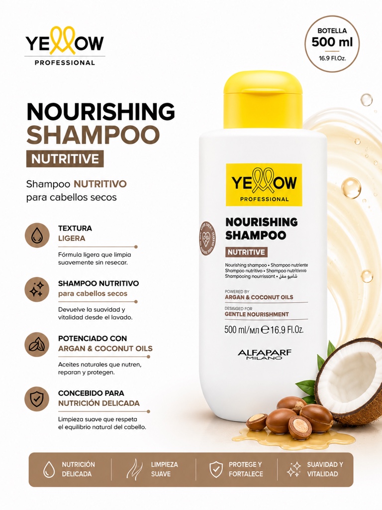 Yellow Professional Nourishing Shampoo 500ml